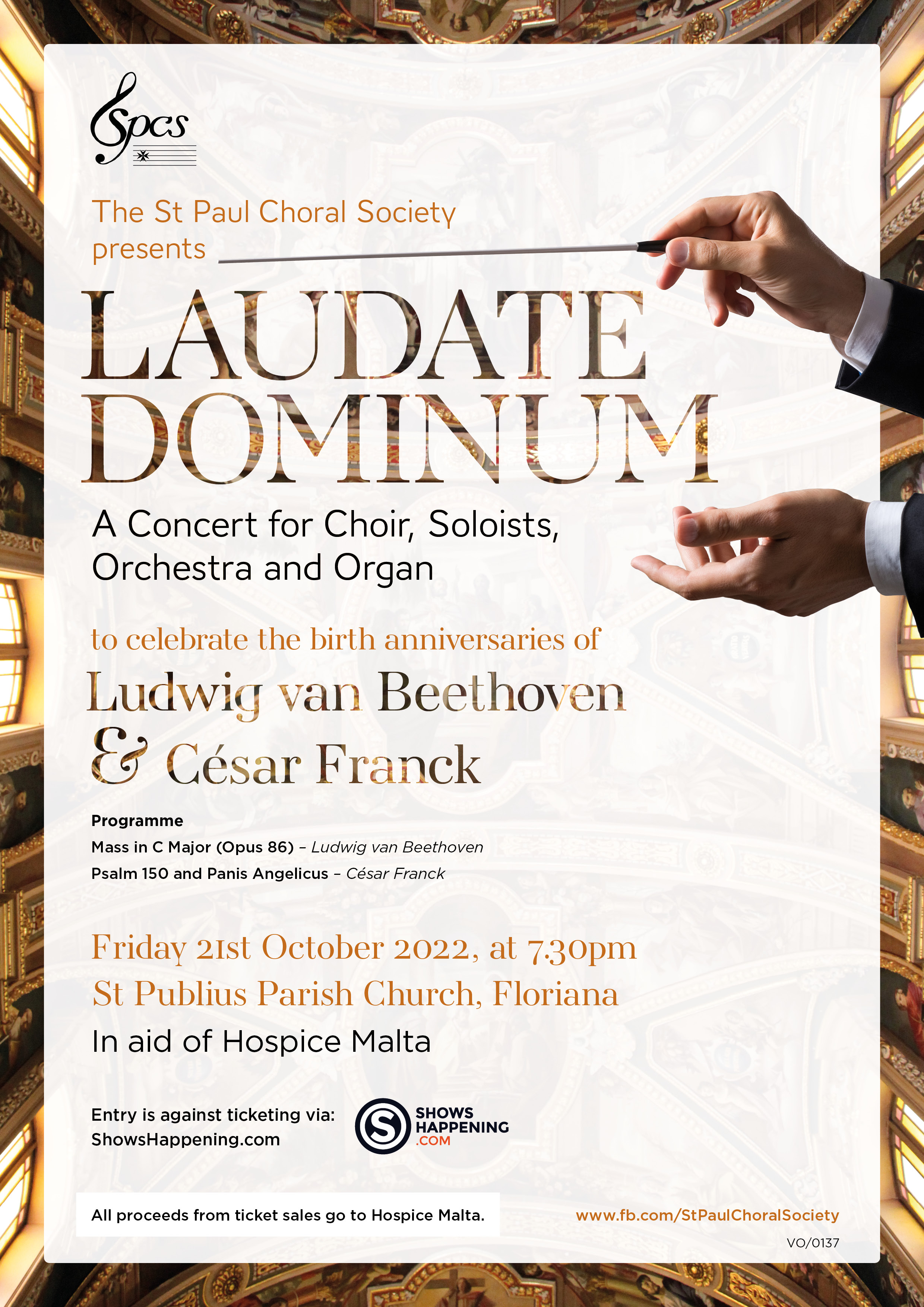 Laudate Dominum concerts at Mdina and Floriana